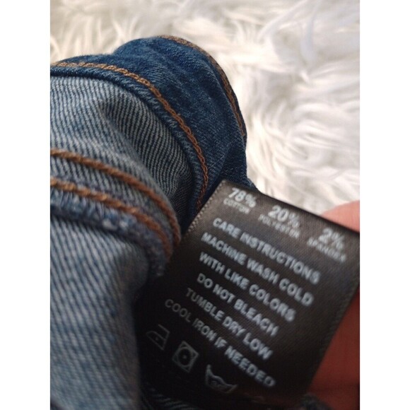 Rebel Society Mens Stretch Skinny Jeans 34x 32 Medium Wash Denim - Picture 10 of 11